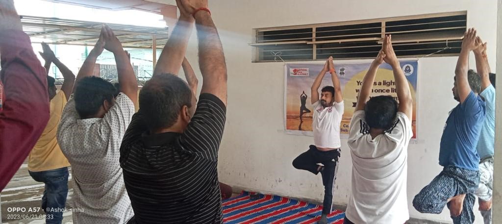 Yoga Day Celebration 2023 at CGST Ranchi